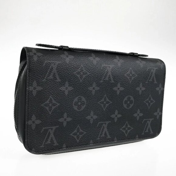 LOUIS VUITTON Monogram Eclipse Zippy XL M61698 Long wallet Round zipper - Picture 3 of 16